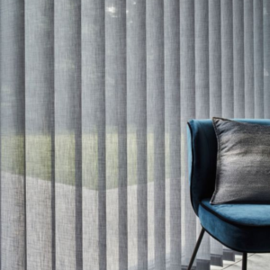 Cortina Bandas verticales tela sunscreen GGU