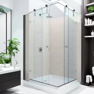 Mampara Shawer Corner Steel Box