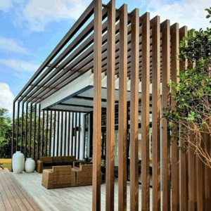 Listón WPC Teak 40x60 mm